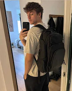 Customer photo with EscapeZone Dual backpack