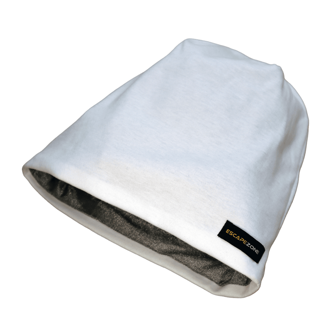 EMF Blocking Beanie - White
