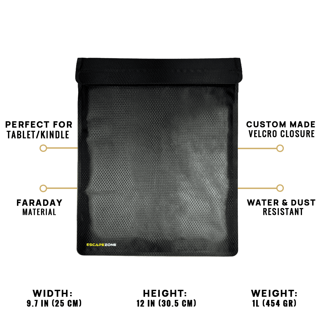 EscapeZone™ Premium Tablet Faraday Bag