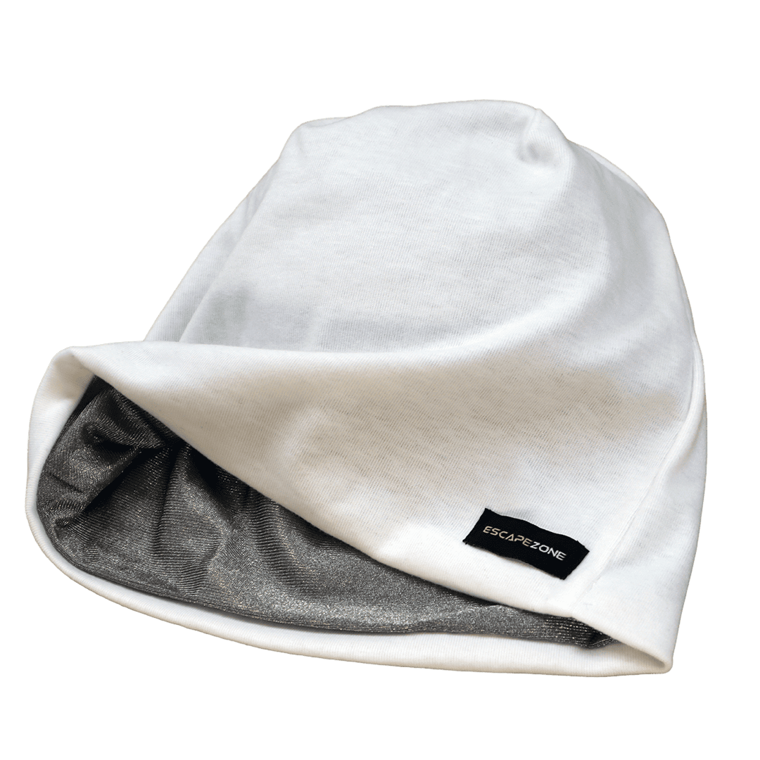 EMF Blocking Beanie - White