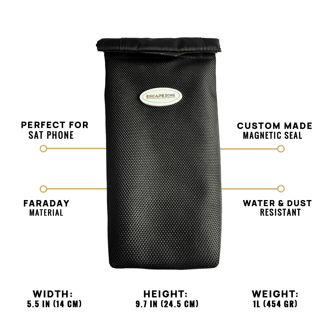 EscapeZone™ Satellite Phone Faraday Bag
