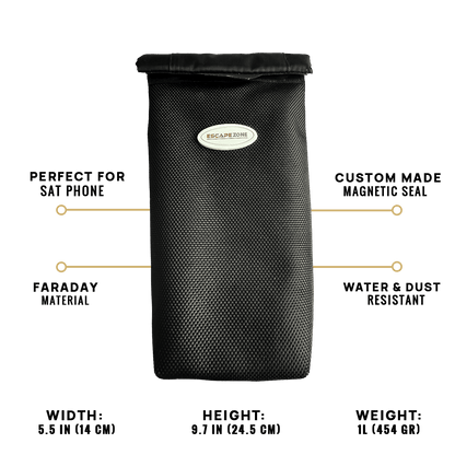 EscapeZone™ Satellite Phone Faraday Bag