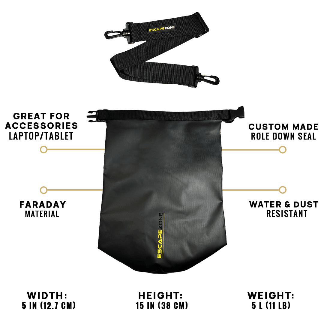 EscapeZone Faraday Dry Bag - 5 Liter