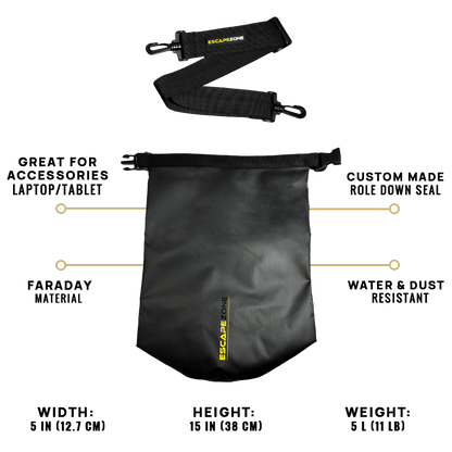 EscapeZone Faraday Dry Bag - 5 Liter