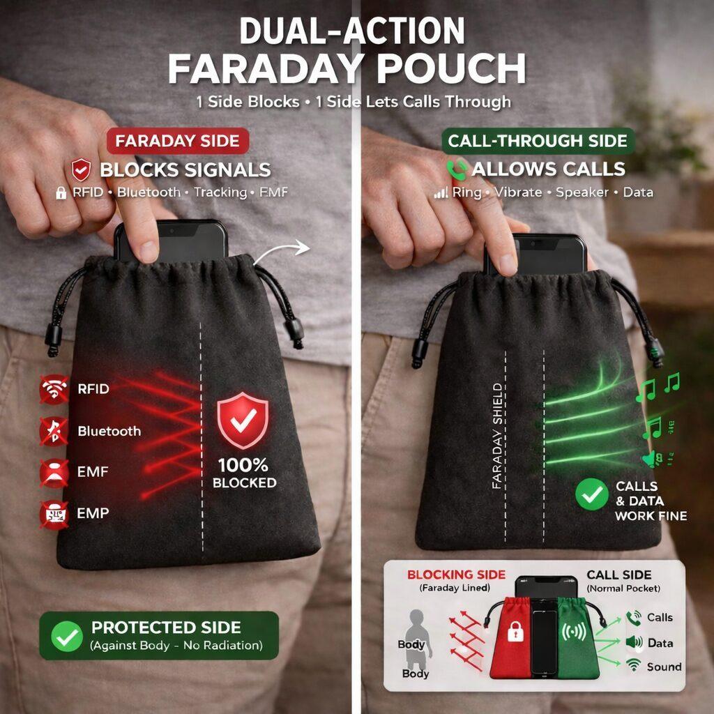 EMF Phone Pocket Bag