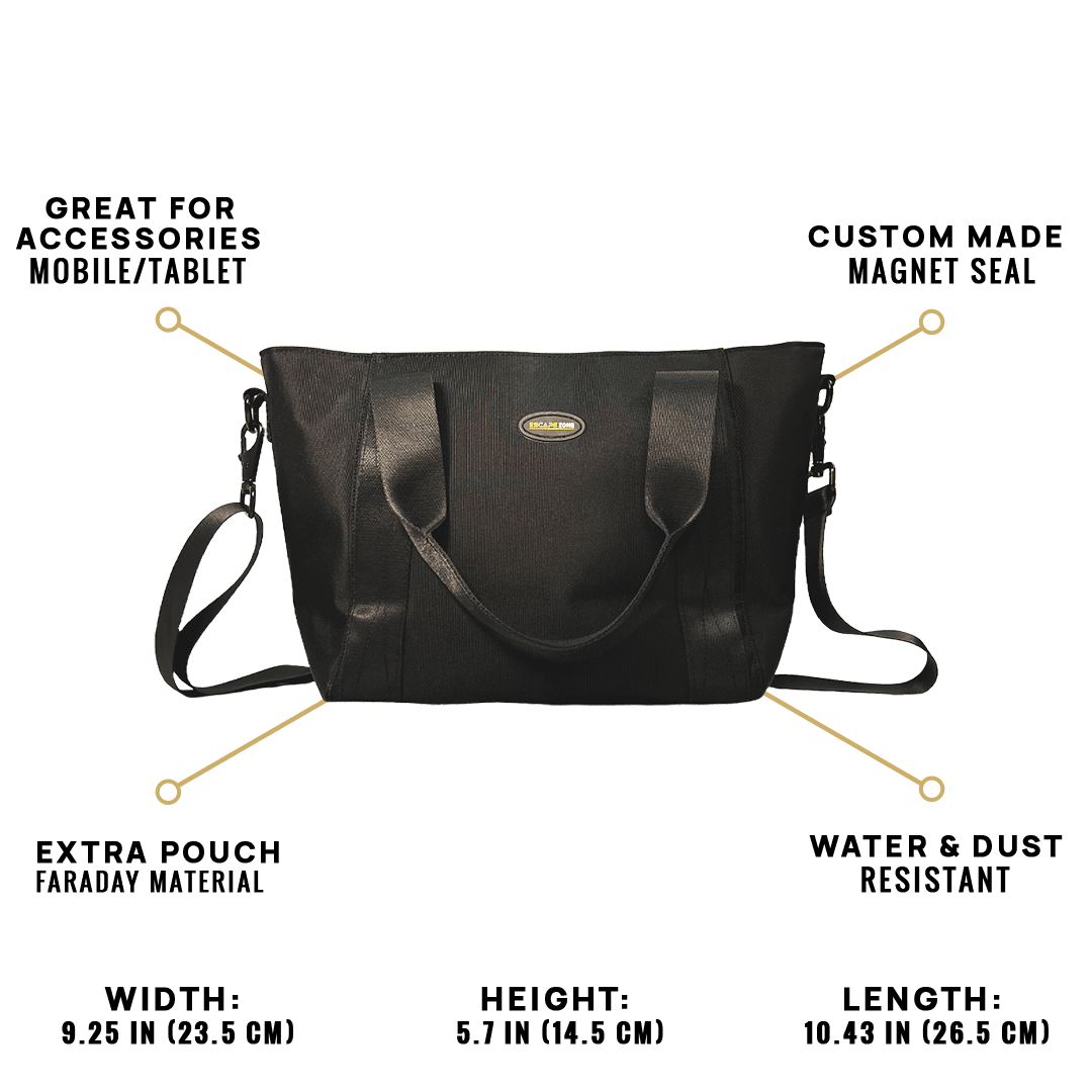 Stylish Women's Handbag with Faraday Pockets (small)