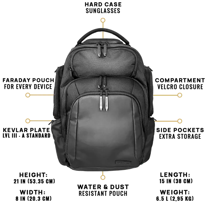 EscapeZone Dual backpack features