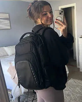 Customer photo with EscapeZone Dual backpack