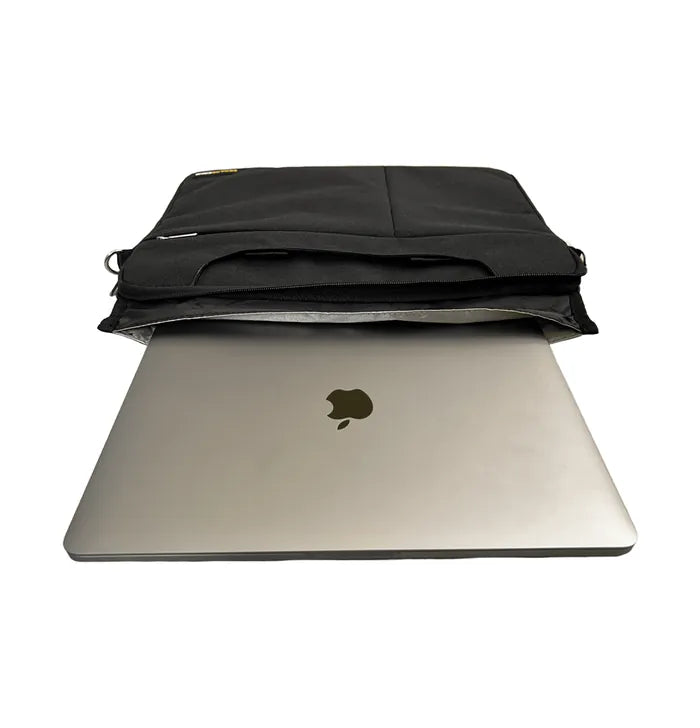 EscapeZone Faraday laptop bag with a laptop