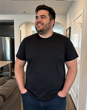 Customer photo wearing the EscapeZone Faraday Shirt
